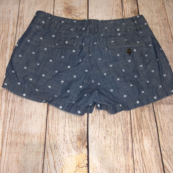 Polkadot Chambray J. Crew Factory Shorts - Picture 7 of 7